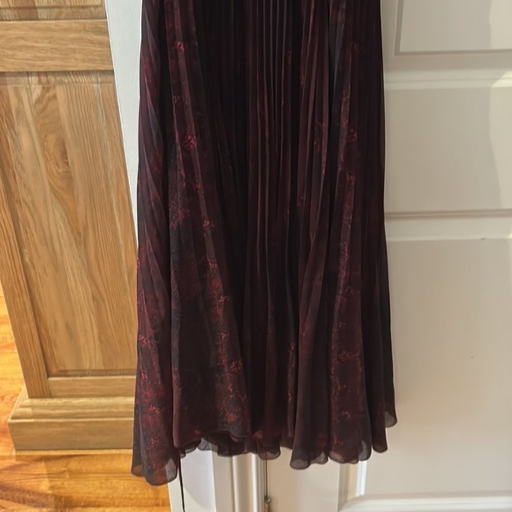 WILFRED Aritzia Beaune dress sz 10 print wrap - Picture 9 of 10